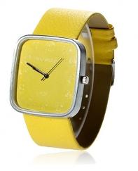 Yellow Leather Square